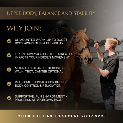Upper Body, Balance and Stability - Emzara Park Indoor Arena - Saturday 27th September 2025